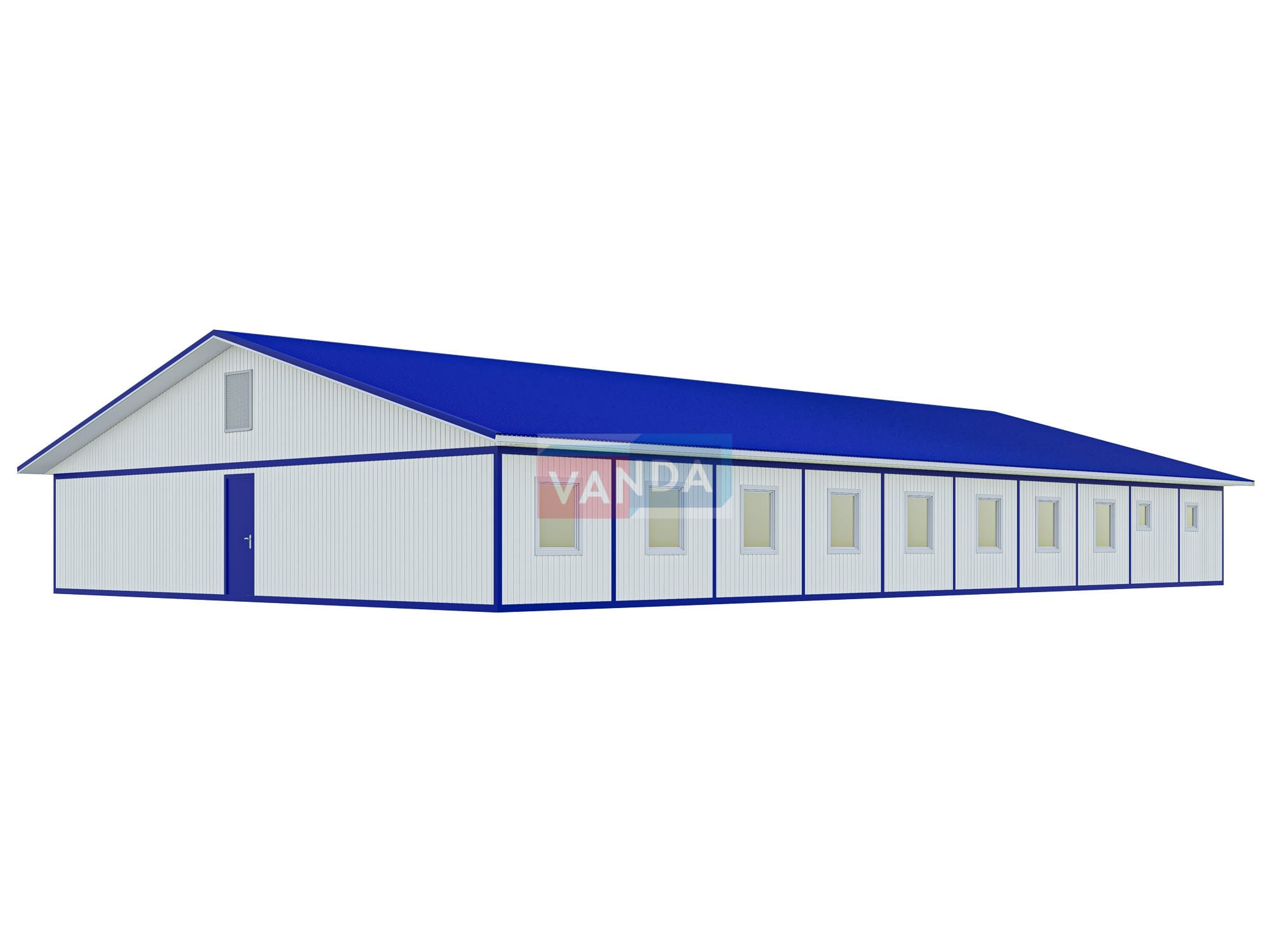 Проект вахтового посёлка 14.0х24.0